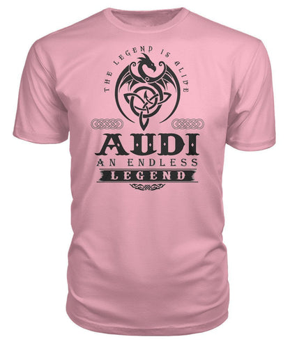 AUDI AN ENDLESS LEGEND Premium Unisex T SHIRT