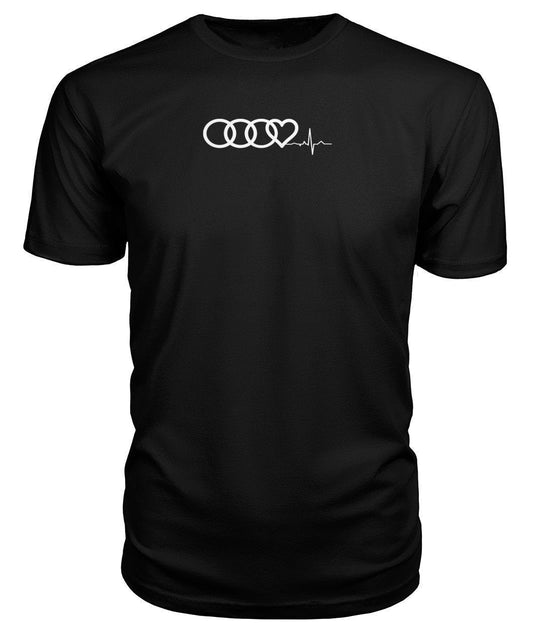 T-SHIRT unisexe Audi Heart Beat de qualité supérieure