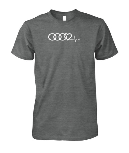 Audi Heart Beat Unisex Cotton Tee