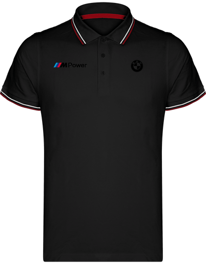 BMW Polo Shirt Maille Piquées 2 bandes