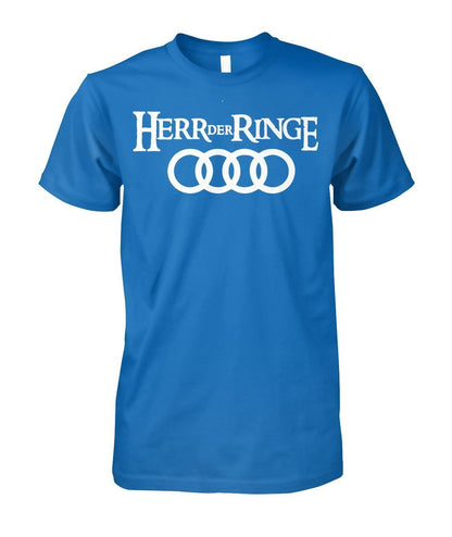 Herr Der Ringe Audi Tee-shirt en coton unisexe