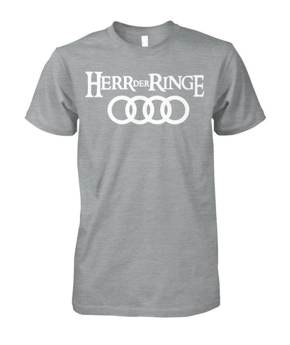 Herr Der Ringe Audi Tee-shirt en coton unisexe