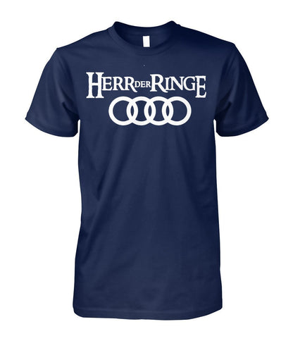 Herr Der Ringe Audi Tee-shirt en coton unisexe