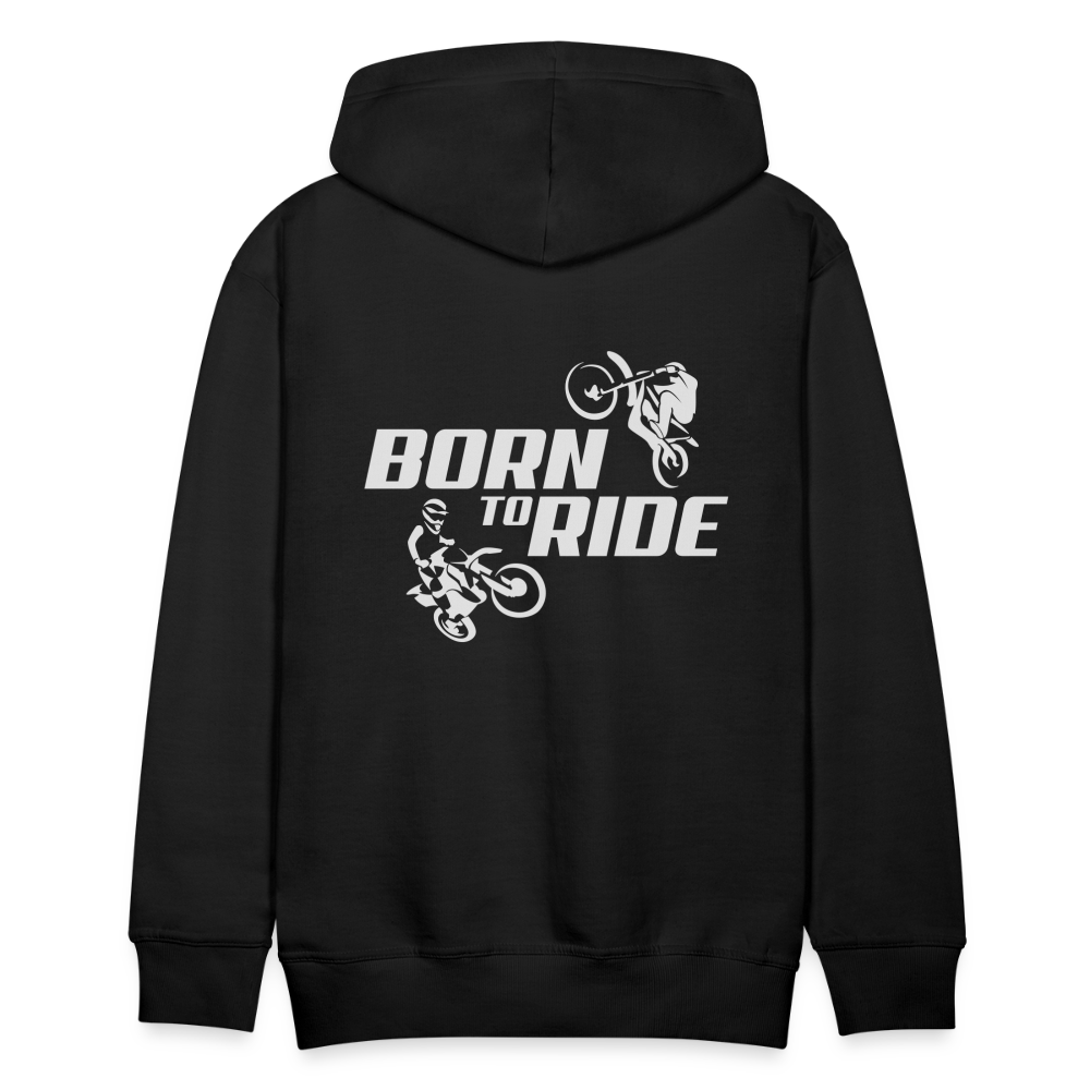 Born to Ride Motocross Men’s Premium Hoodie - black