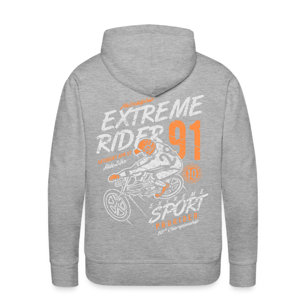 Extremerider Motorcycle Men’s Premium Hoodie - heather grey