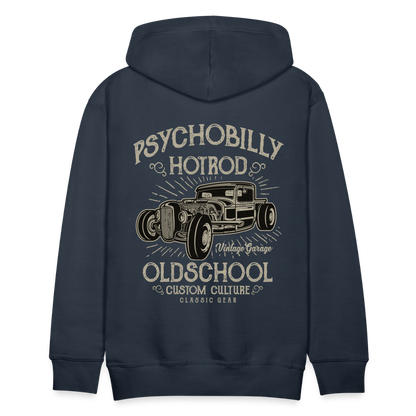 Psychobilly hotrod Men’s Premium Hoodie - navy