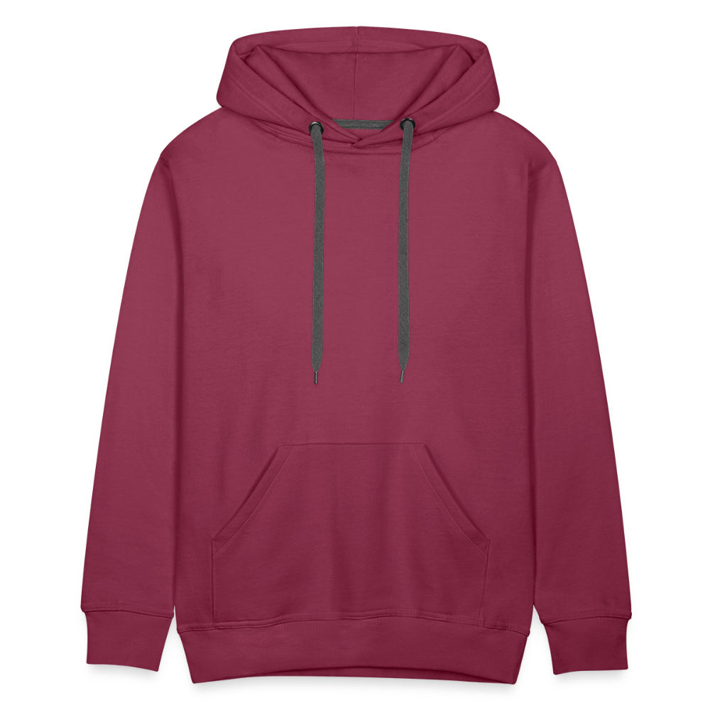 West Coasr Chopper Motorcycle Garage Men’s Premium Hoodie - bordeaux