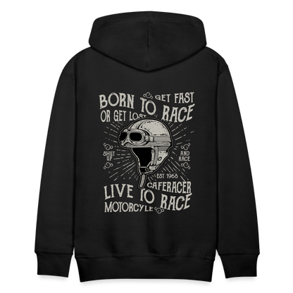 Born to Race Car's Men’s Premium Hoodie - black