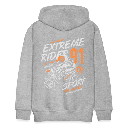 Extremerider Motorcycle Men’s Premium Hoodie - heather grey