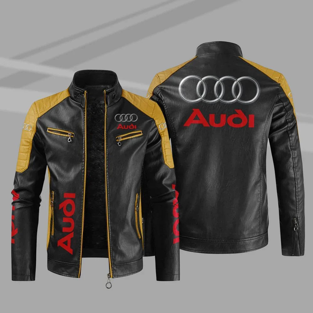 Audi Jacket Audi Sport Leather Jacket V22