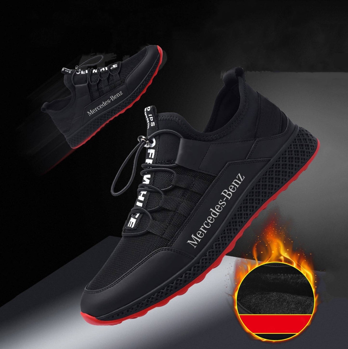 Chaussures de luxe respirantes Mercedes Benz