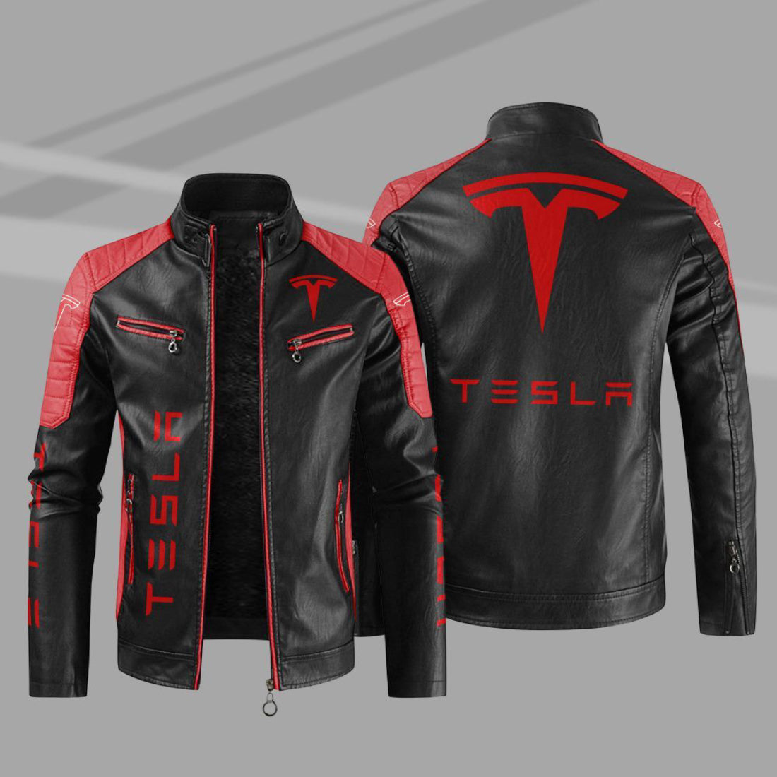 Veste Tesla Veste en cuir Tesla Sport V48