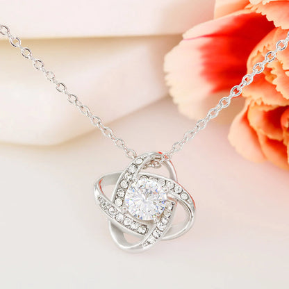 Il est difficile pour une femme d'élever un homme Nœud d'amour, collier pour maman, cadeau d'anniversaire pour maman, cadeaux pour la fête des mères