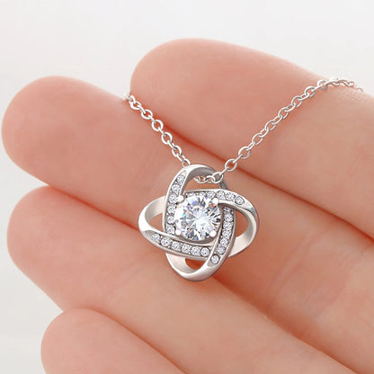 À ma merveilleuse mère, quoi qu'il arrive, nœud d'amour, collier pour maman, cadeau d'anniversaire pour maman