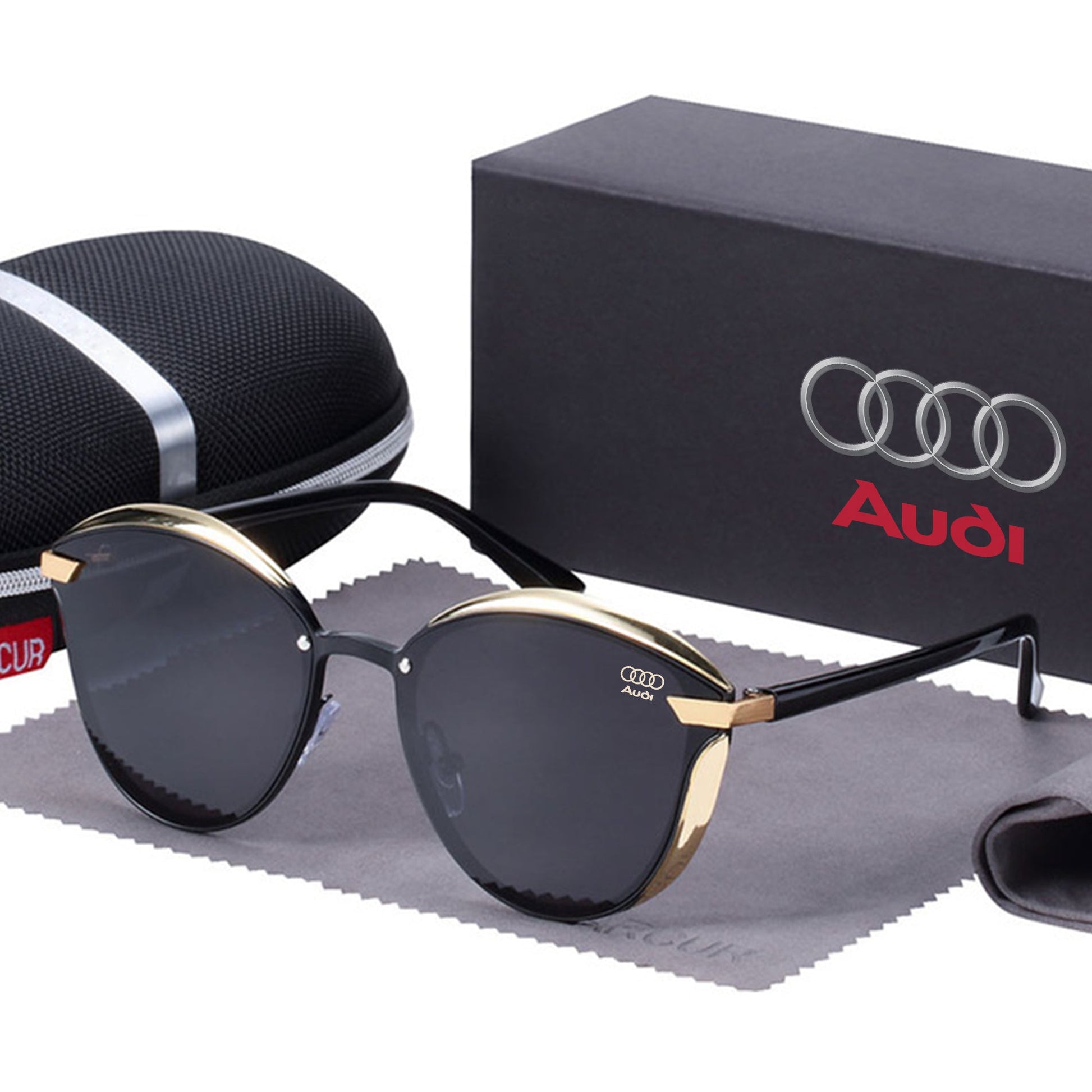 Audi Unisex Polarized Sunglasses-Driver Apparel-Driversapparel.com