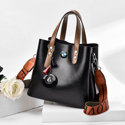 BMW Luxury Leather Women Handbag-bag-Driver Apparel-Driversapparel.com