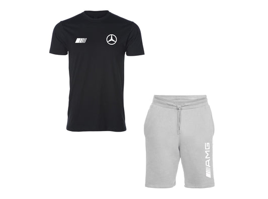 Ensemble t-shirt et short contrastés AMG Mercedes