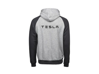 Sweat à capuche raglan Tesla