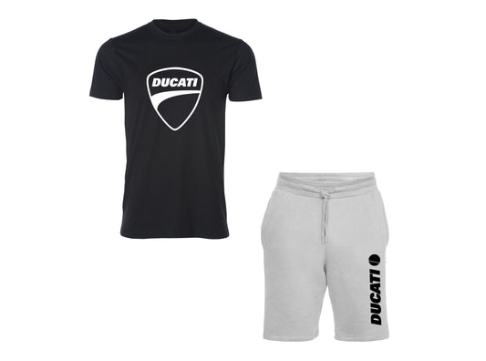 Ensemble T-shirt et short contrastés Ducati