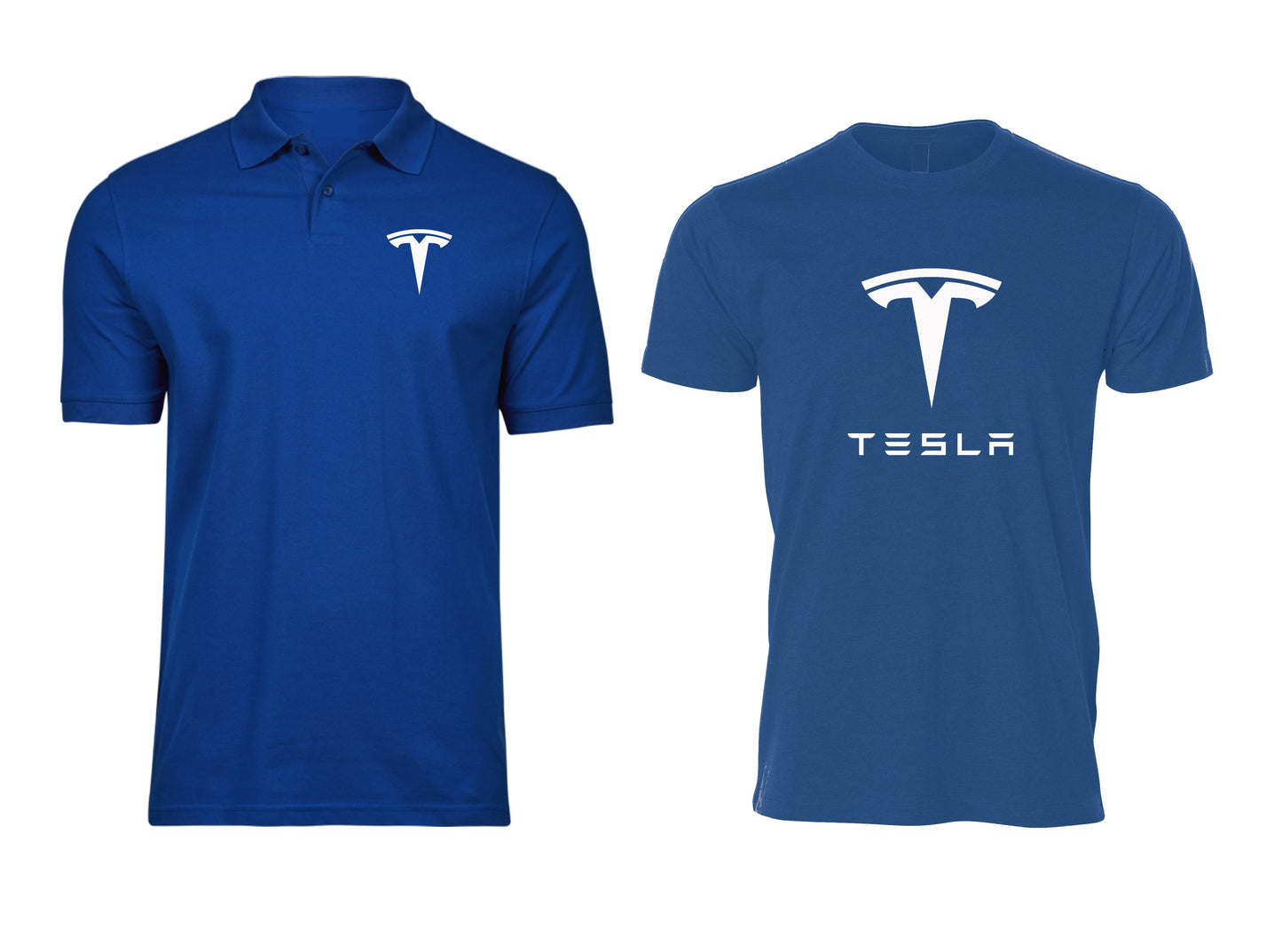 Tesla Half Sleeves T-Shirts Set