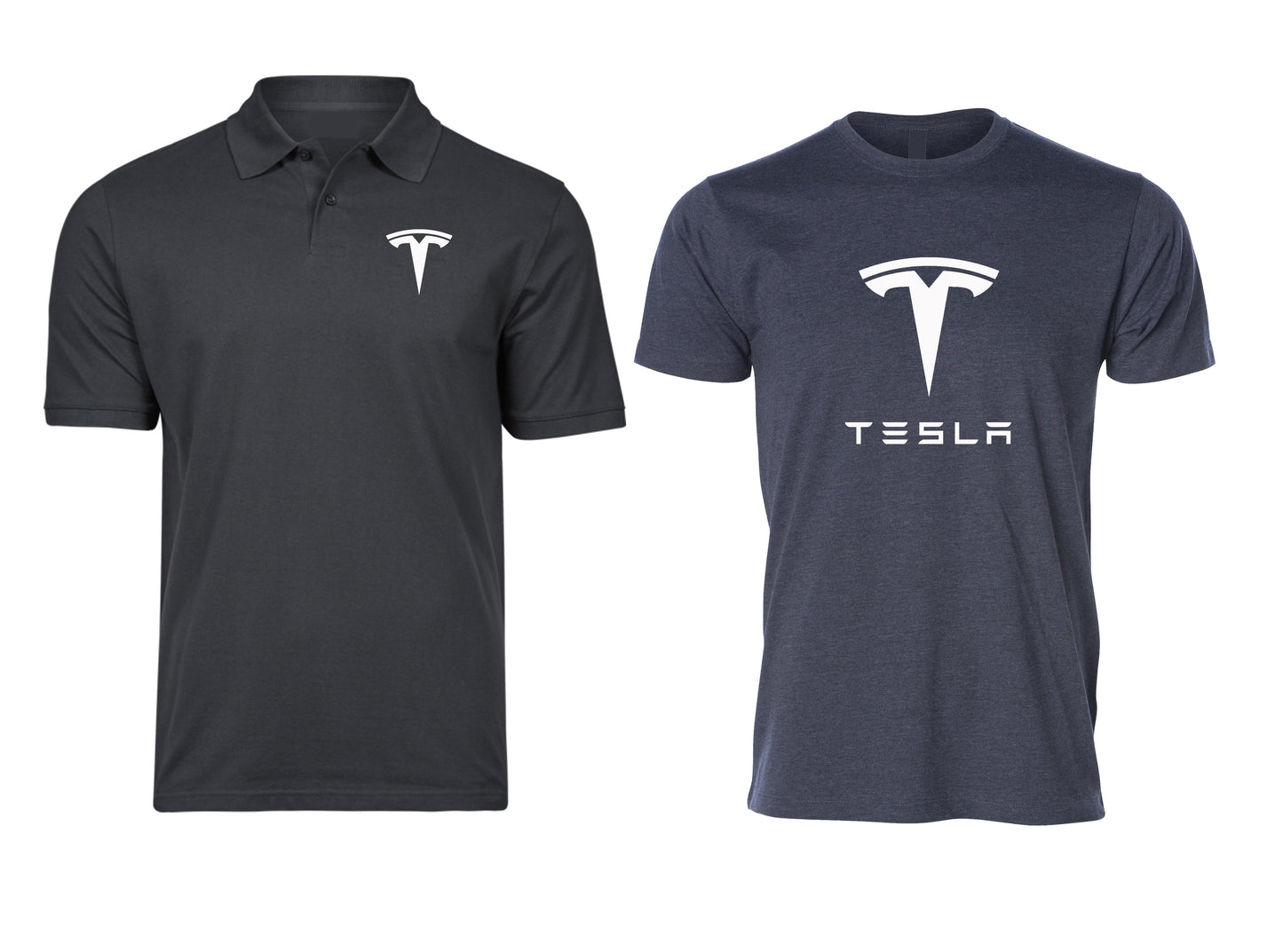 Tesla Half Sleeves T-Shirts Set