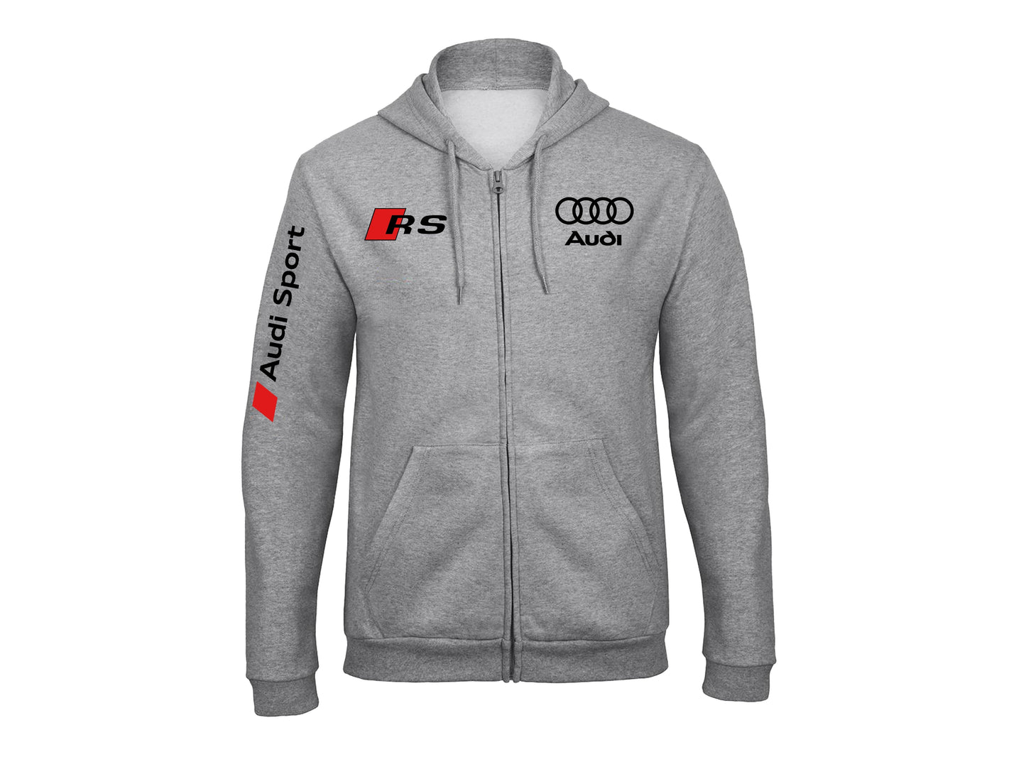 Audi Zipper Hoodie_Driver_Clothing