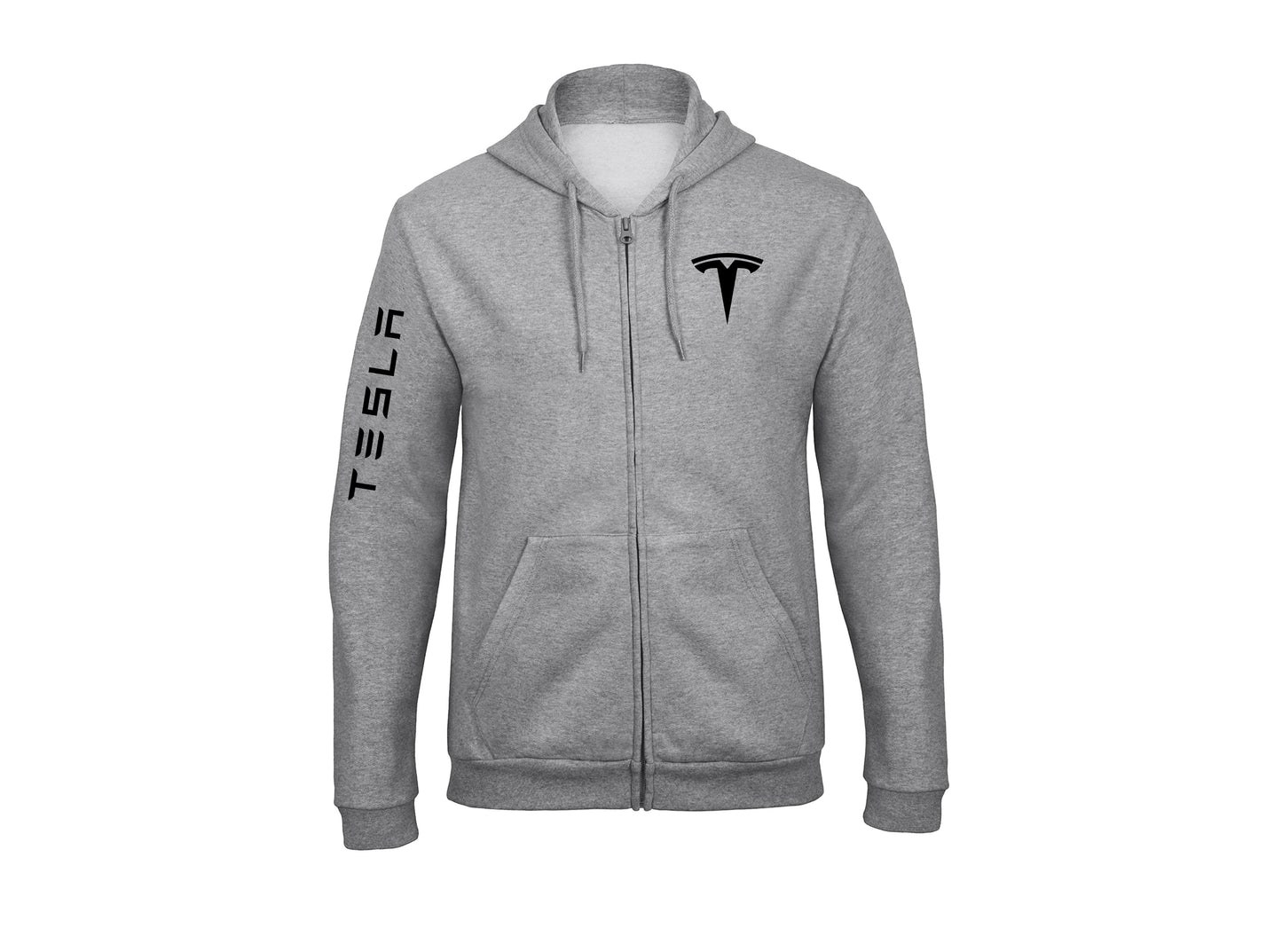 Sweat à capuche zippé Tesla