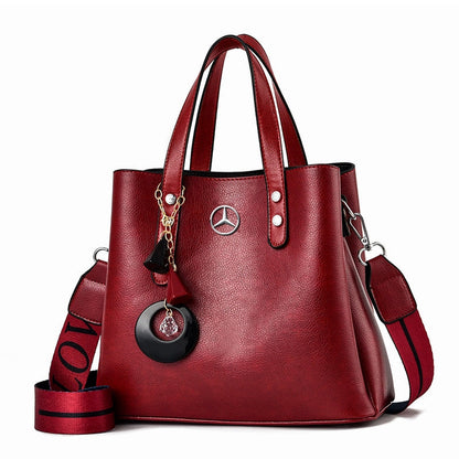 Mercedes Luxury Leather Women Handbag-bag-Driver Apparel-Pink-Driversapparel.com