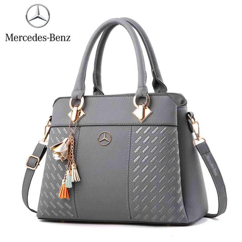 Mercedes Trending Women Handbag-bag-Driver Apparel-Grey-Driversapparel.com