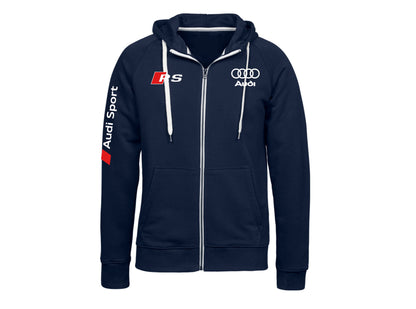 Audi Contrast Zipper Hoodie