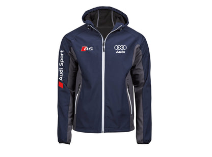 Veste Soft Shell bicolore Audi avec capuche