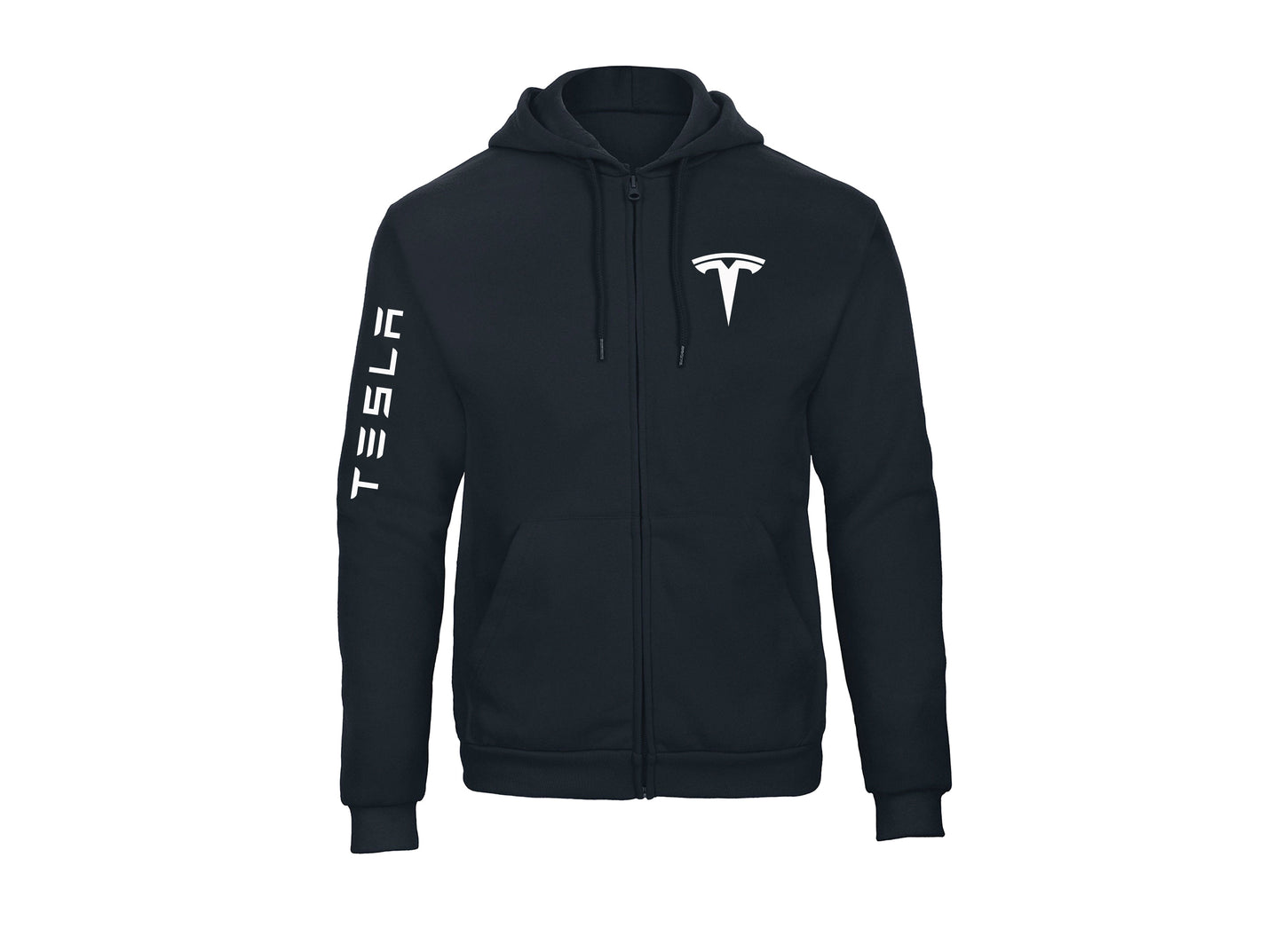 Sweat à capuche zippé Tesla