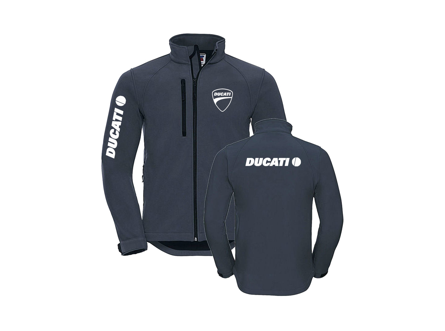 Veste style moto Ducati Soft Shell sans capuche