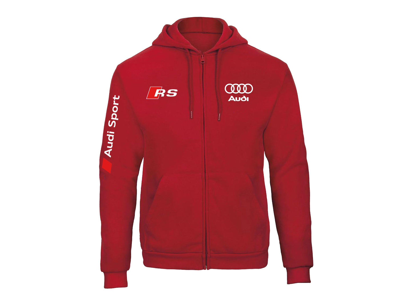 Audi Zipper Hoodie_Driver_Clothing