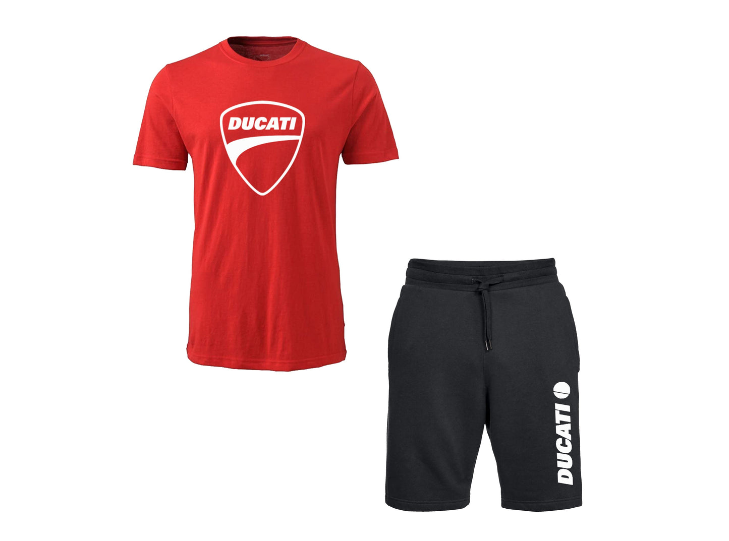 Ensemble T-shirt et short contrastés Ducati