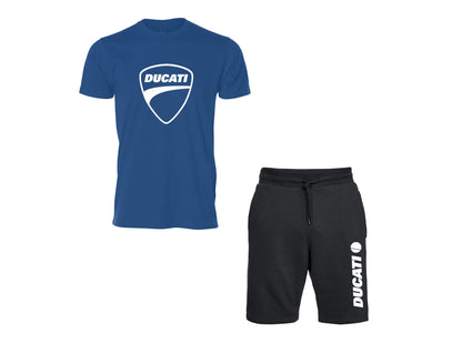 Ensemble T-shirt et short contrastés Ducati