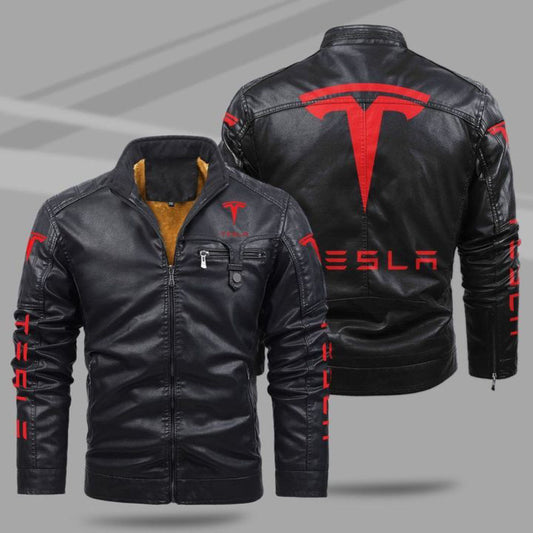 TSL Jacket TSL Fleece Leather Jacket V37