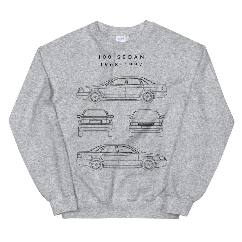 Blueprint Sedan Unisex Sweatshirt_driver_apparel_drivi.store