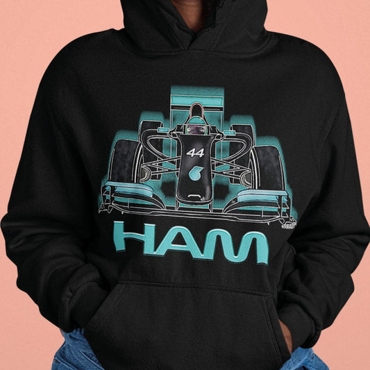 Sweat à capuche de Formule 1 Lewis Hamilton de qualité supérieure