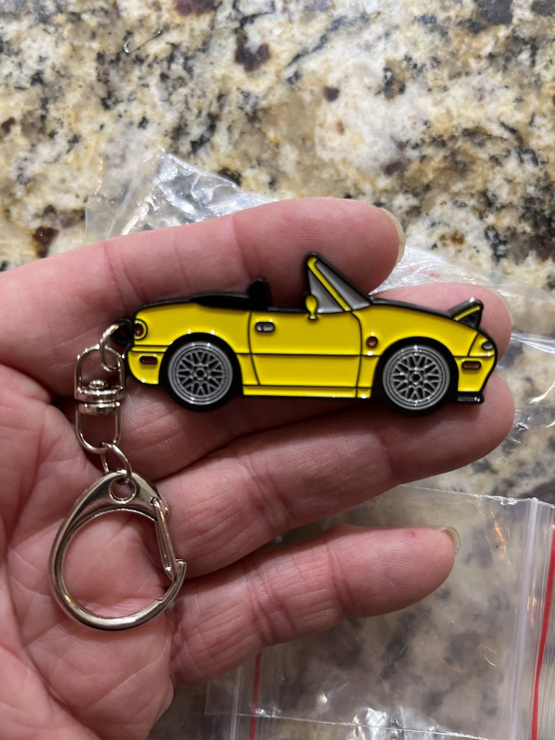 NA Miata MX5 Keychains with BBS Wheels_driver_clothing_drivi.store