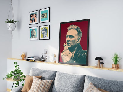 Impression Pop Art de Josh Homme : icône de la musique et décoration d'art contemporain