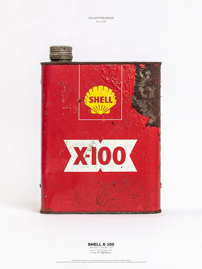 "Shell: The Vintage Oil Can for Car Lovers"