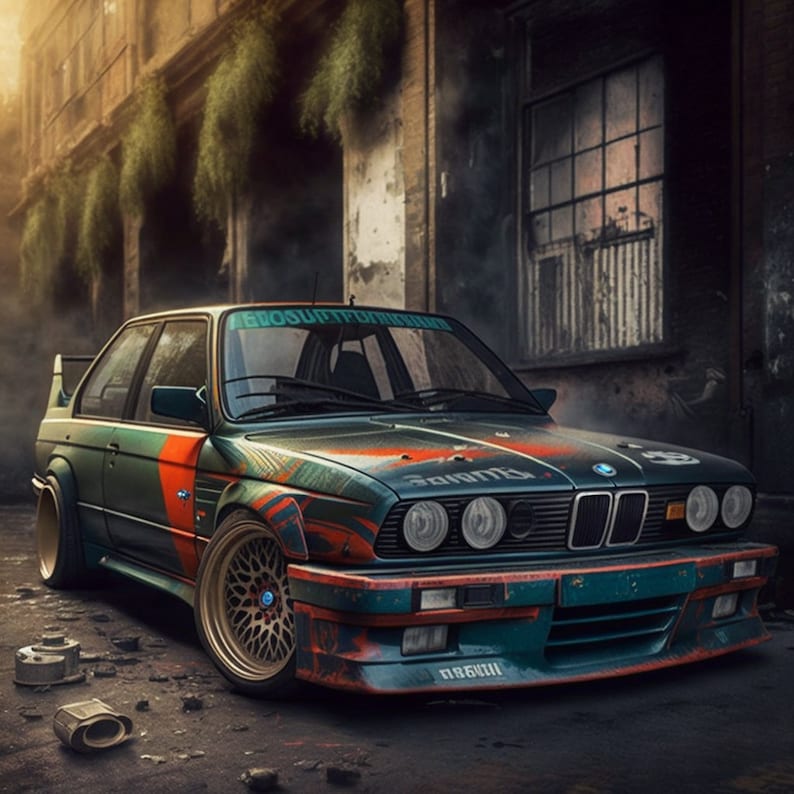 Premium 5-Pack BMW M3 Digital Poster Set