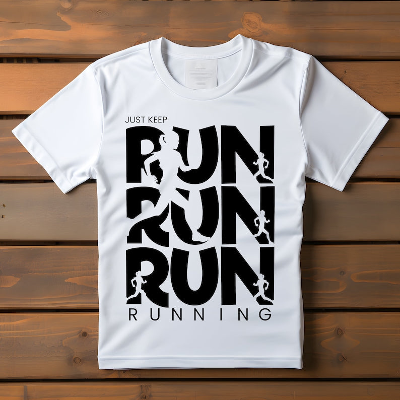 Run for Your Life: Motivational Running Tee_driver_clothing_drivi.store