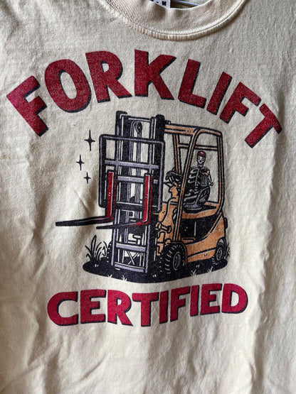 Certified Forklift Fun: USA's Sober Skeleton