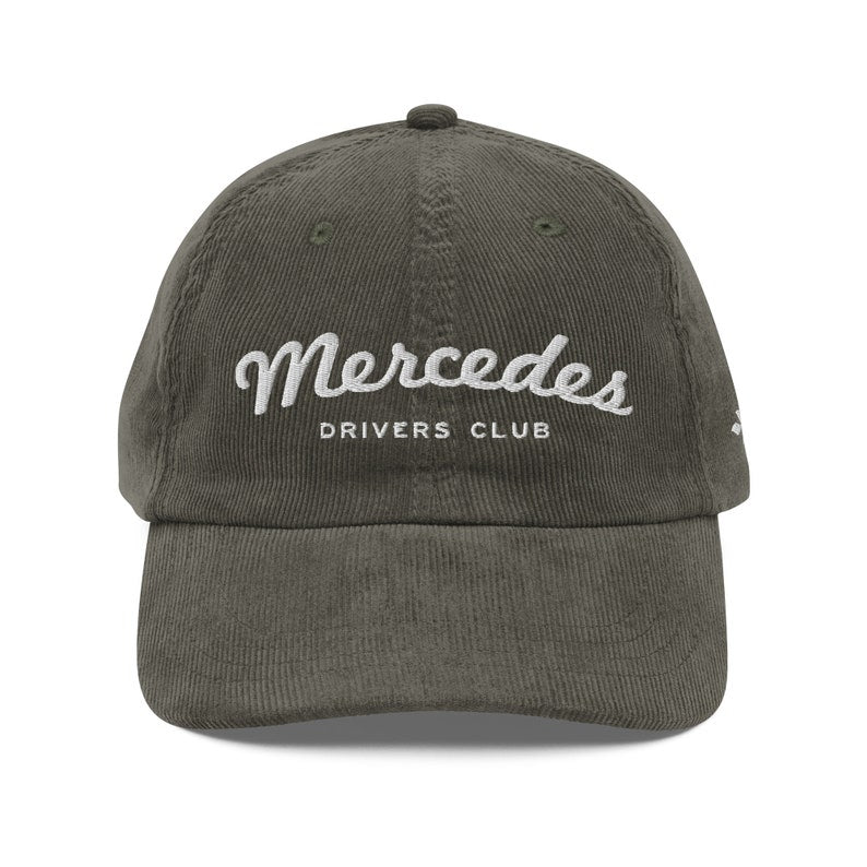 Casquette en velours côtelé du Mercedes Drivers Club