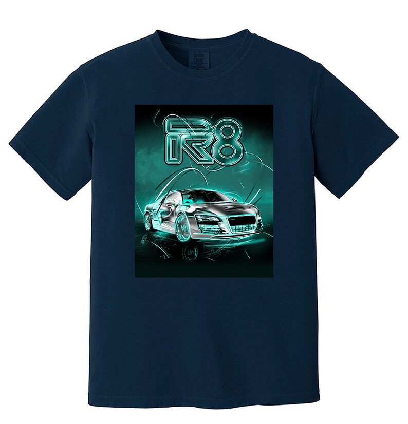 T-shirt Confort Colors AUDI R8 TRON