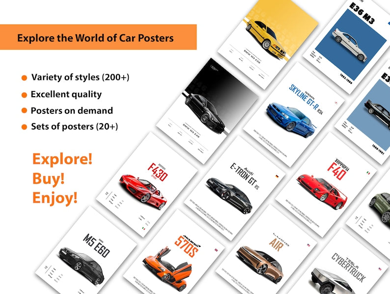 Nissan GTR Car Posters: JDM Wall Art for Kids and Boys_driver_clothing_drivi.store