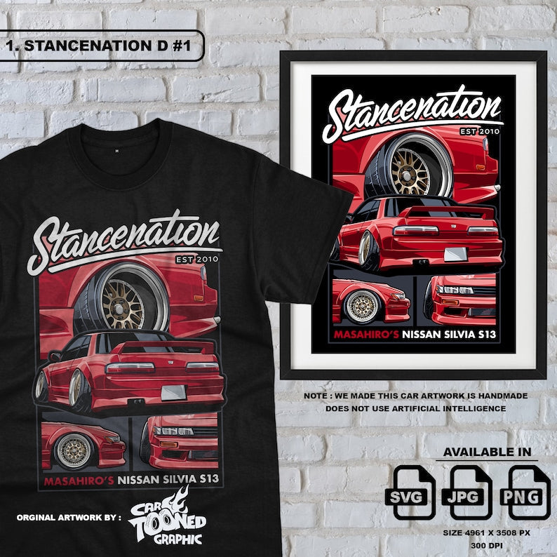 JDM T-Shirt Design: Urban Sublimation Vector Car Graphic_driver_clothing_drivi.store