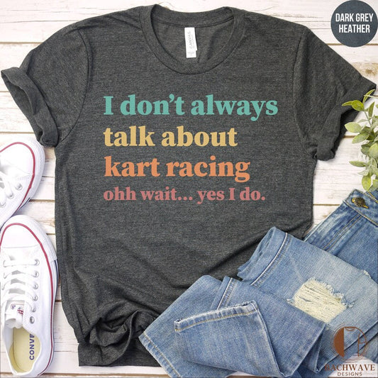 T-shirt pour passionnés de karting : cadeau idéal pour les amateurs de karting